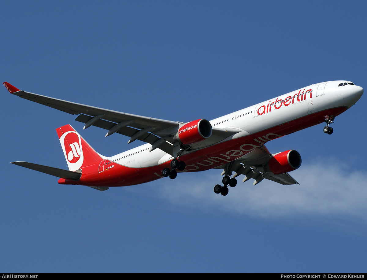 Aircraft Photo of D-AERS | Airbus A330-322 | Air Berlin | AirHistory.net #4166