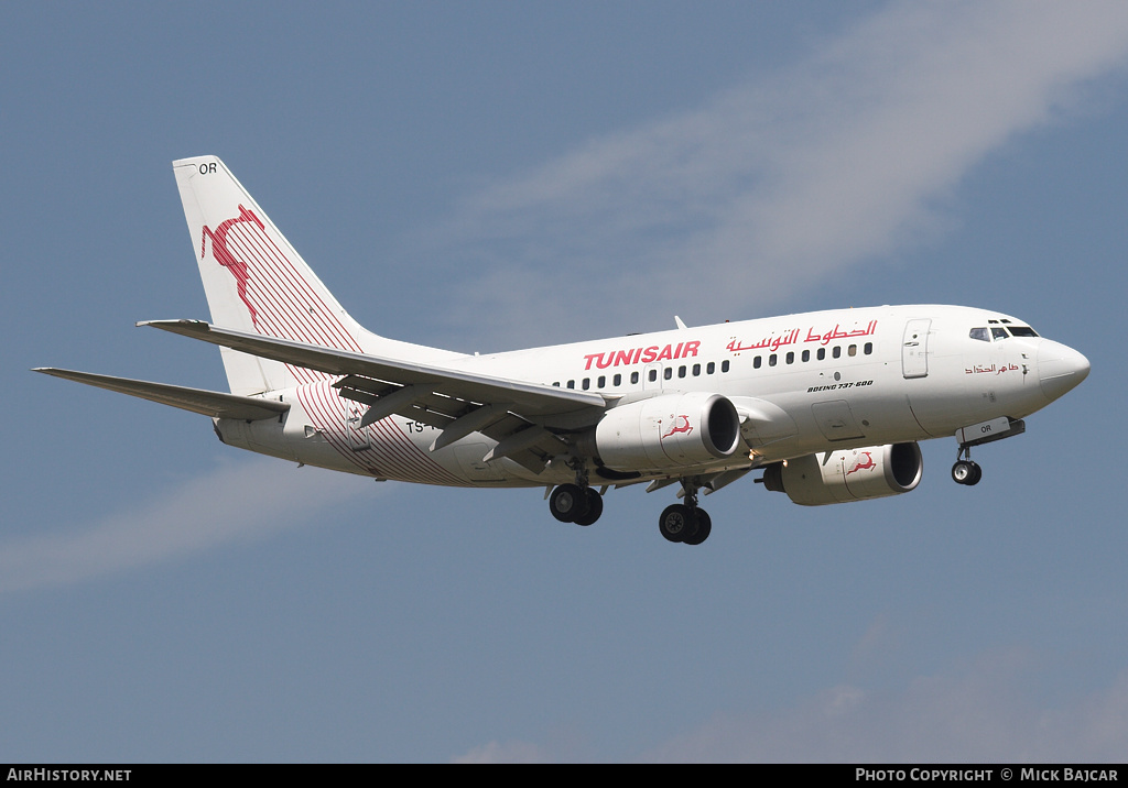 Aircraft Photo of TS-IOR | Boeing 737-6H3 | Tunisair | AirHistory.net #4195