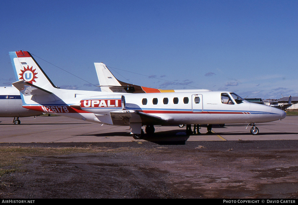 Aircraft Photo of N26178 | Cessna 550 Citation II | Upali | AirHistory.net #4224