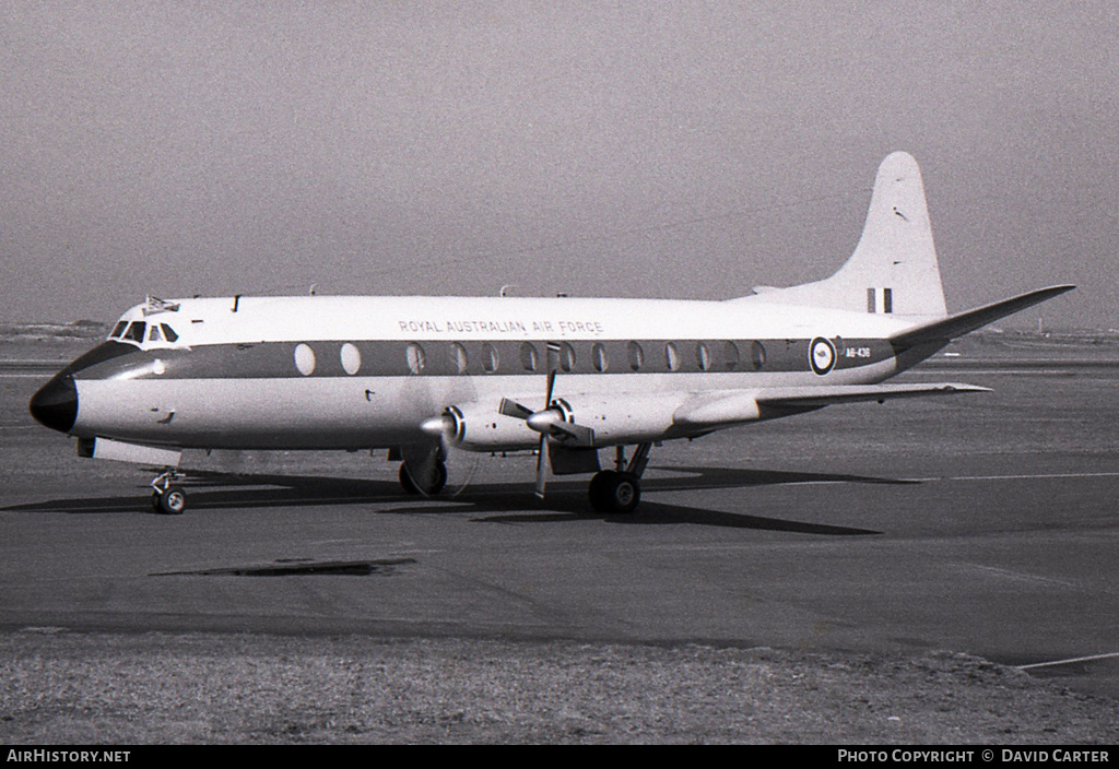 Aircraft Photo of A6-436 | Vickers 816 Viscount | Australia - Air Force | AirHistory.net #4226