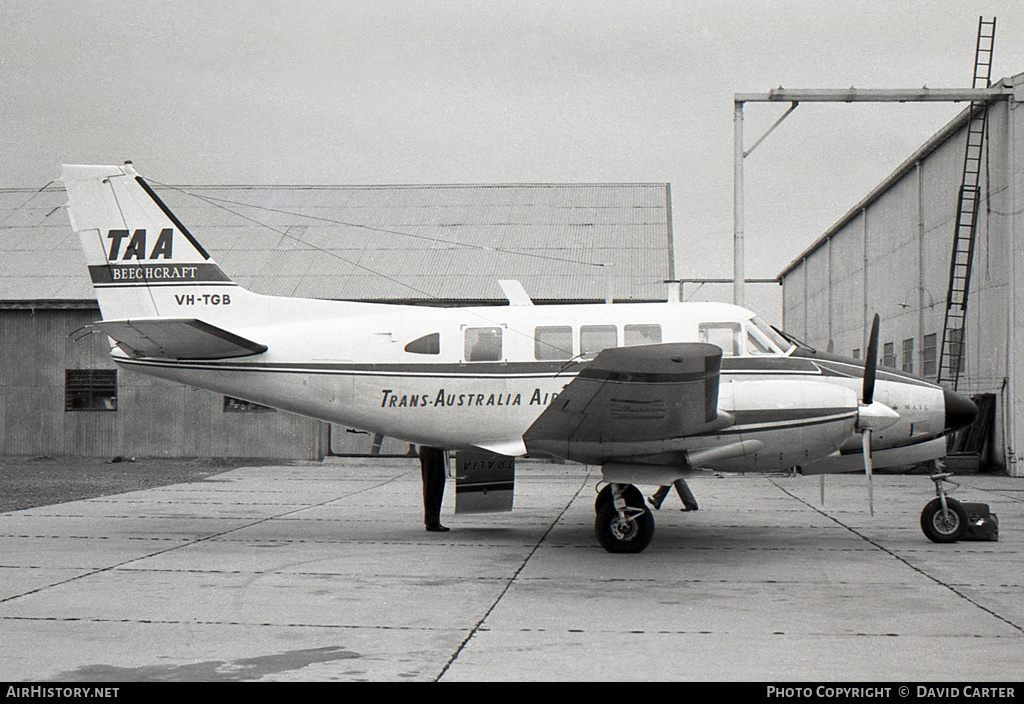 Aircraft Photo of VH-TGB | Beech 65-A80 Queen Air | Trans-Australia Airlines - TAA | AirHistory.net #4234