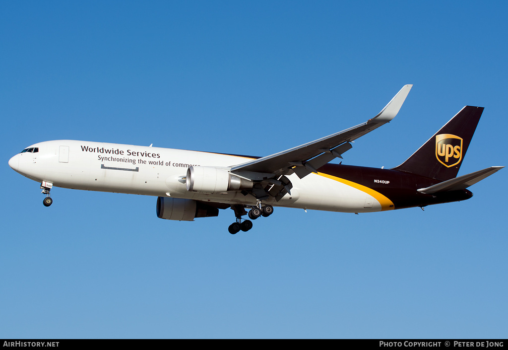 Aircraft Photo of N340UP | Boeing 767-34AF/ER | United Parcel Service - UPS | AirHistory.net #4244