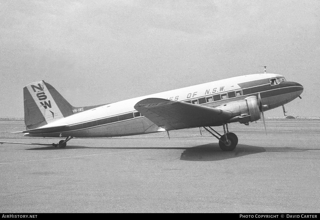 Aircraft Photo of VH-INC | Douglas C-47A Skytrain | Airlines of NSW | AirHistory.net #4246