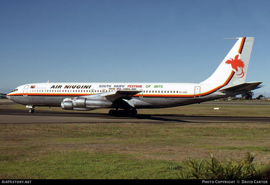 Aircraft Photo of P2-ANB | Boeing 707-338C | Air Niugini | AirHistory.net #4251