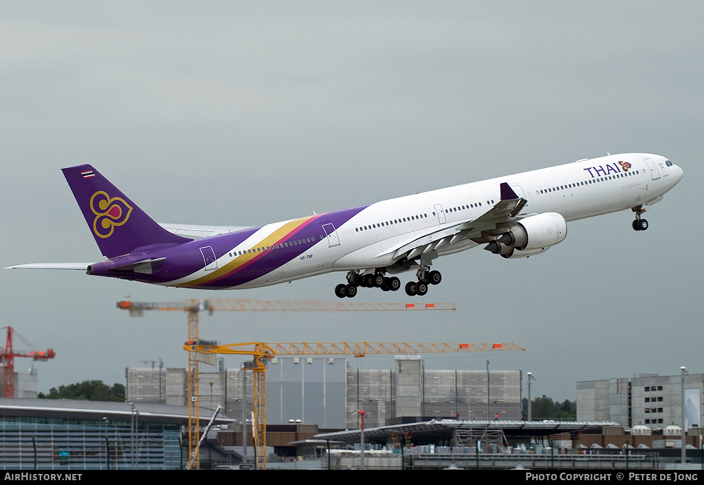 Aircraft Photo of HS-TNF | Airbus A340-642 | Thai Airways International | AirHistory.net #4256