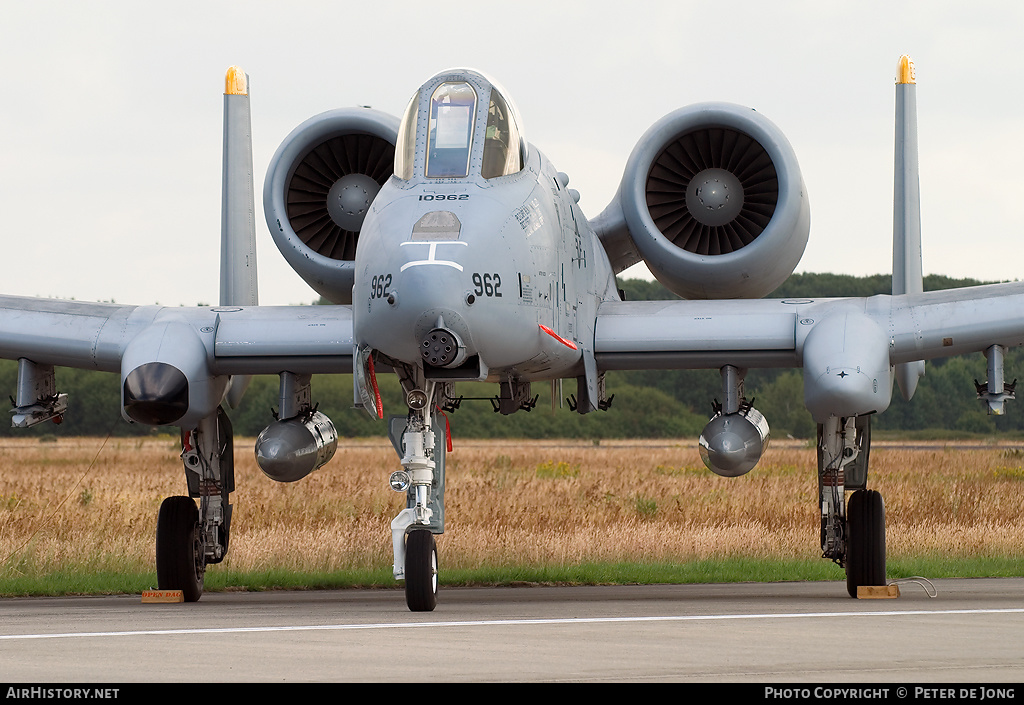 Aircraft Photo of 81-0962 / AF81-962 | Fairchild A-10A Thunderbolt II | USA - Air Force | AirHistory.net #4257