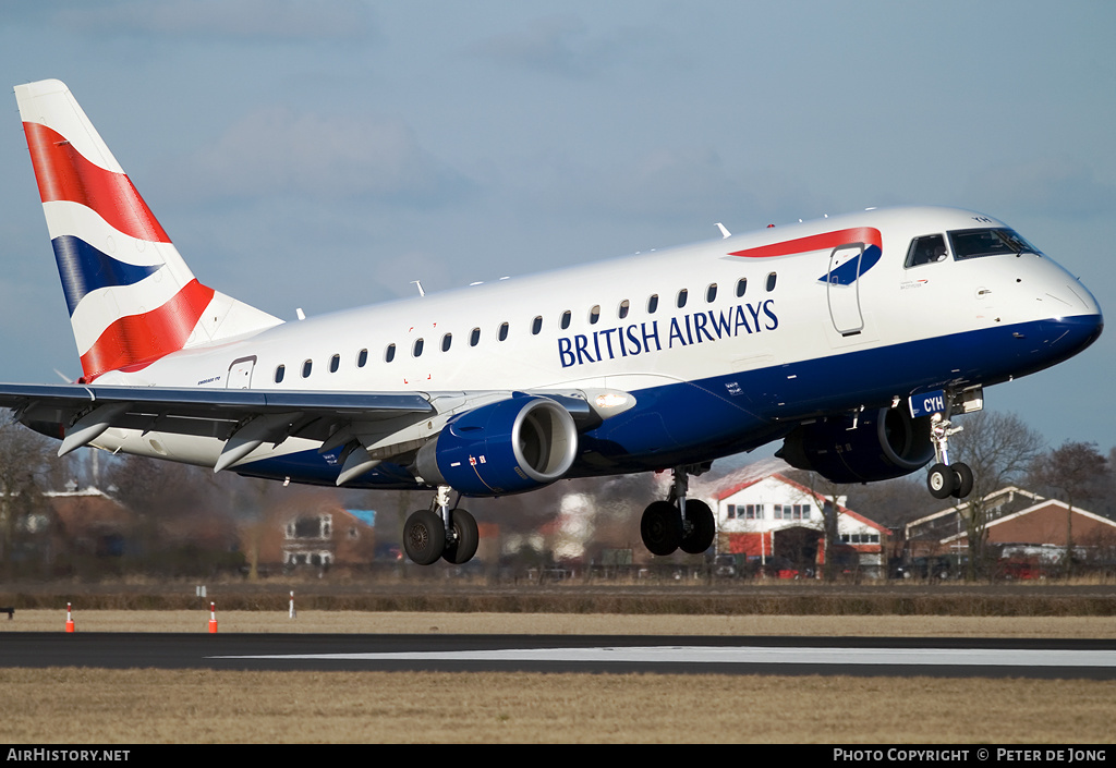 Aircraft Photo of G-LCYH | Embraer 170STD (ERJ-170-100STD) | British Airways | AirHistory.net #4259