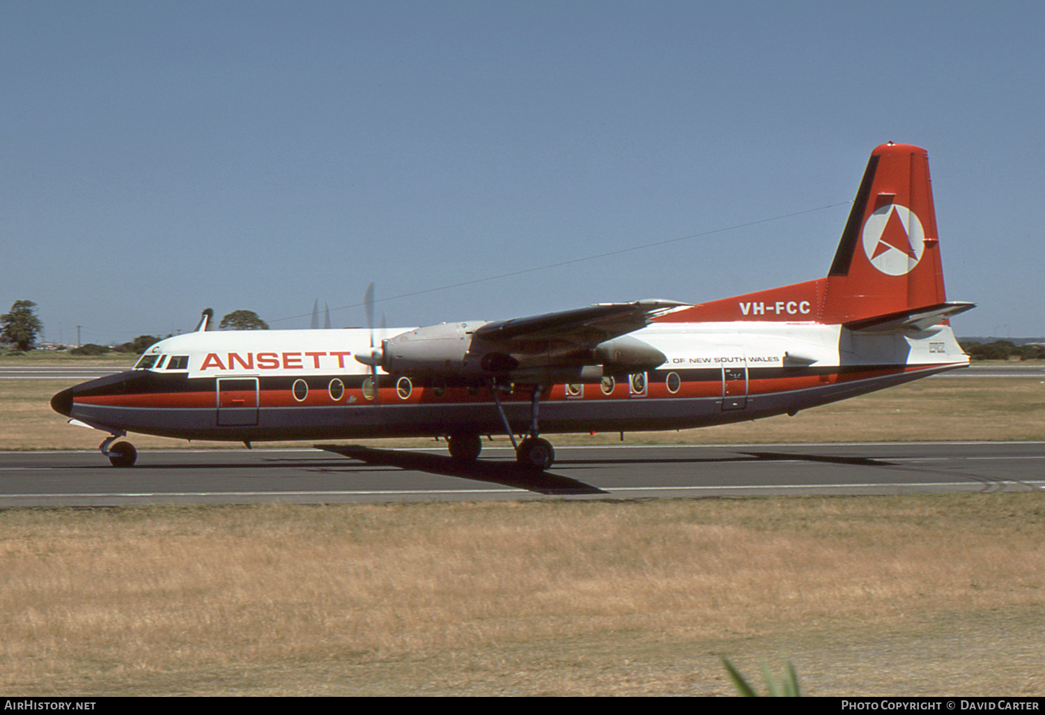 Aircraft Photo of VH-FCC | Fokker F27-500F Friendship | Ansett Airlines of New South Wales | AirHistory.net #4280