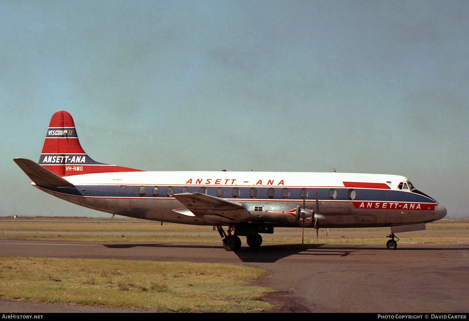 Aircraft Photo of VH-RMG | Vickers 832 Viscount | Ansett - ANA | AirHistory.net #4285