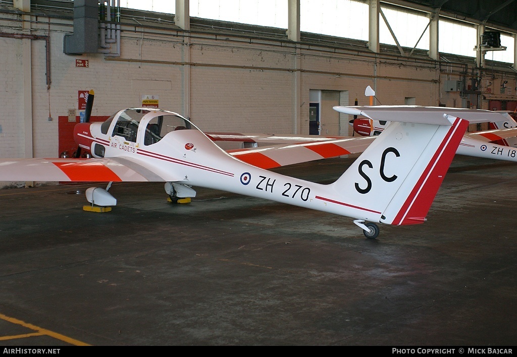 Aircraft Photo of ZH270 | Grob G-109B Vigilant T1 | UK - Air Force | AirHistory.net #4349