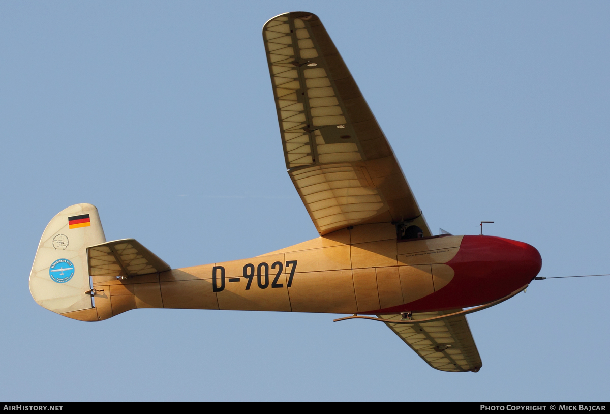 Aircraft Photo of D-9027 | Schleicher Rhönbussard Replica | AirHistory.net #4430