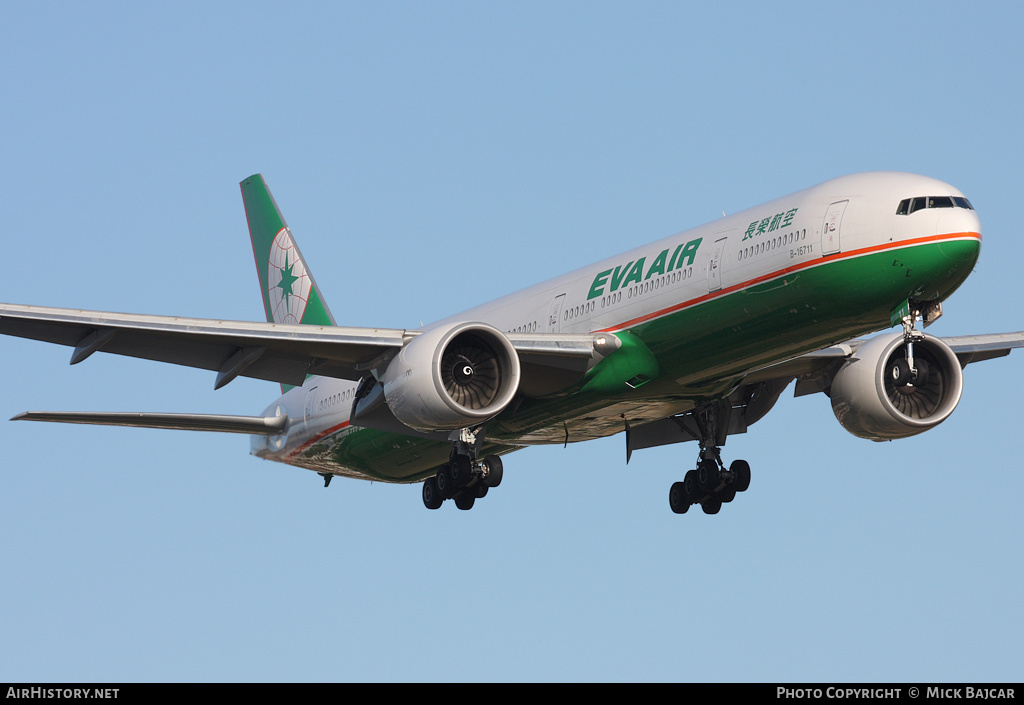 Aircraft Photo of B-16711 | Boeing 777-35E/ER | EVA Air | AirHistory.net #4434