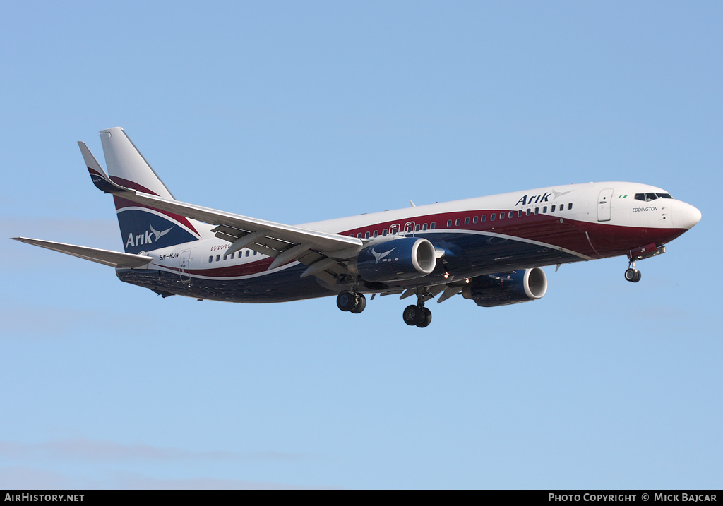 Aircraft Photo of 5N-MJN | Boeing 737-86N | Arik Air | AirHistory.net #4436
