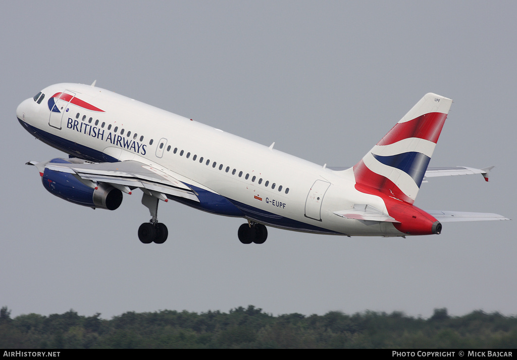 Aircraft Photo of G-EUPF | Airbus A319-131 | British Airways | AirHistory.net #4438