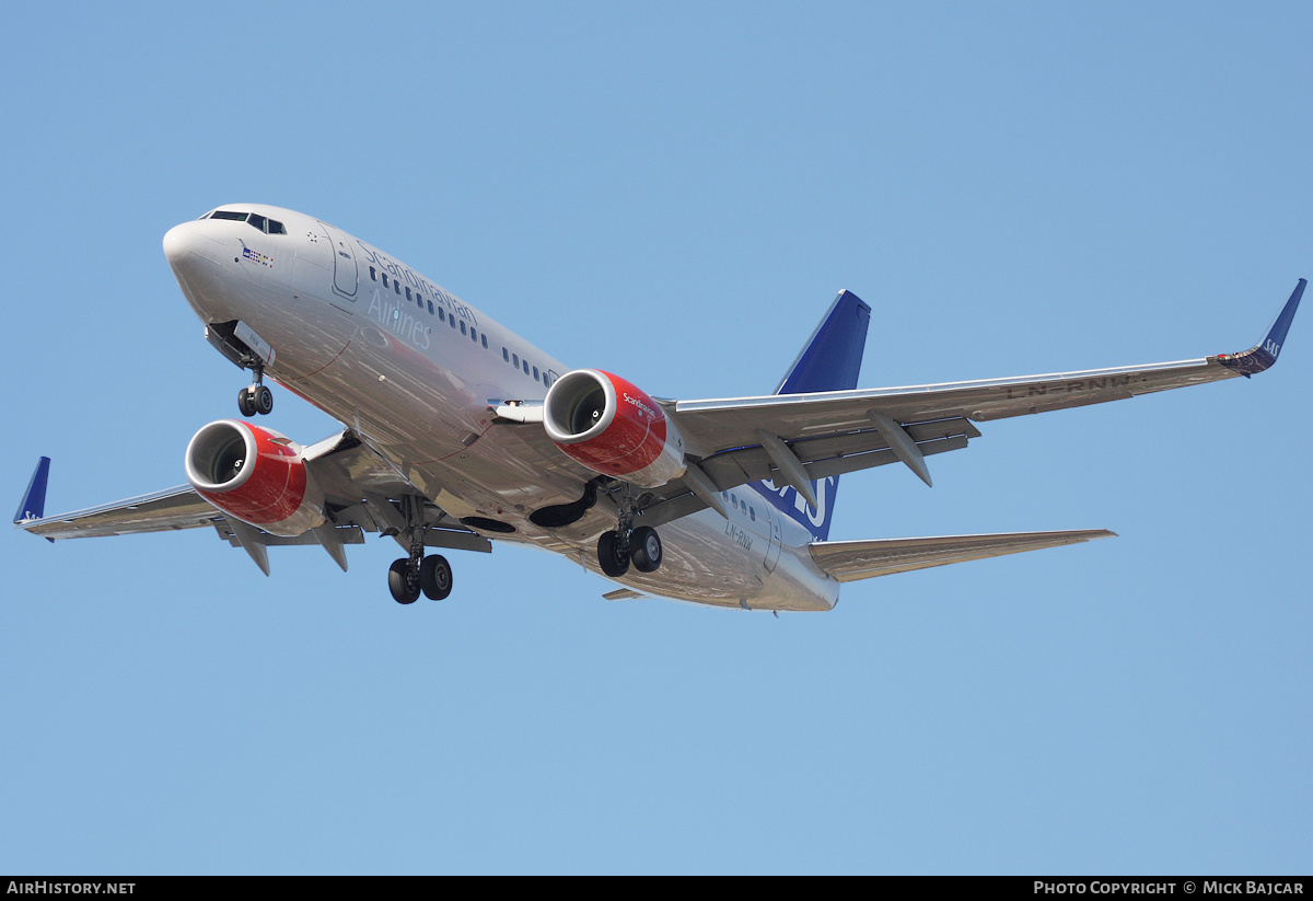 Aircraft Photo of LN-RNW | Boeing 737-783 | Scandinavian Airlines - SAS | AirHistory.net #4459