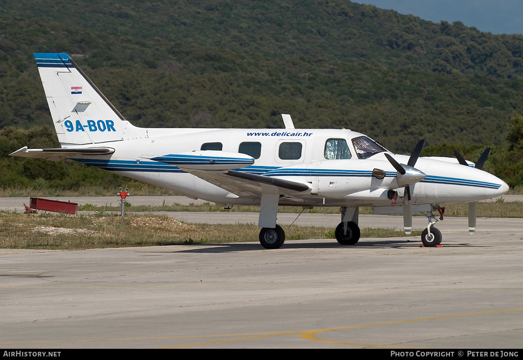 Aircraft Photo of 9A-BOR | Piper PA-31T1-500 Cheyenne I | Delic Air | AirHistory.net #4470