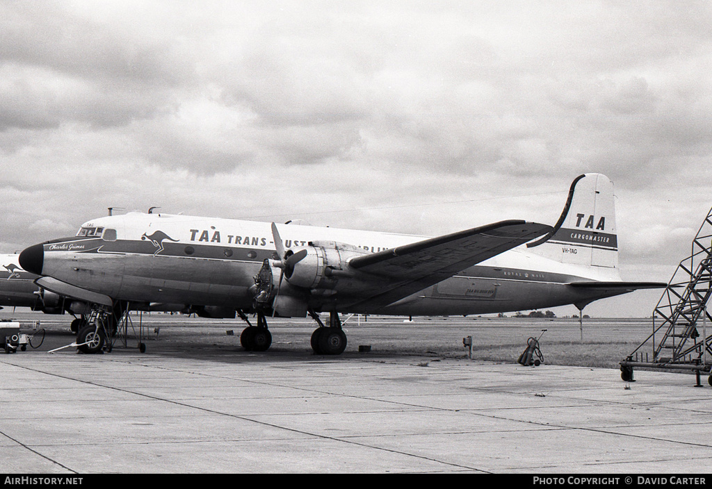 Aircraft Photo of VH-TAG | Douglas C-54B Skymaster | Trans-Australia Airlines - TAA | AirHistory.net #4481