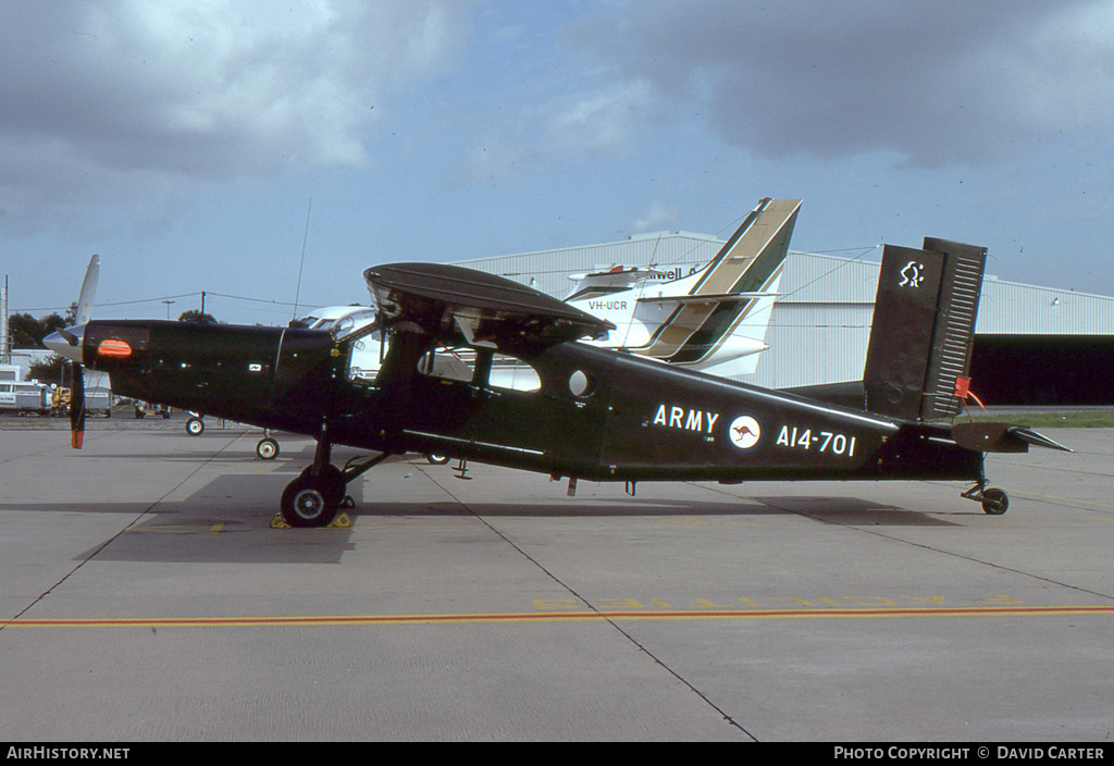 Aircraft Photo of A14-701 | Pilatus PC-6/B1-H2 Turbo Porter | Australia - Army | AirHistory.net #4496