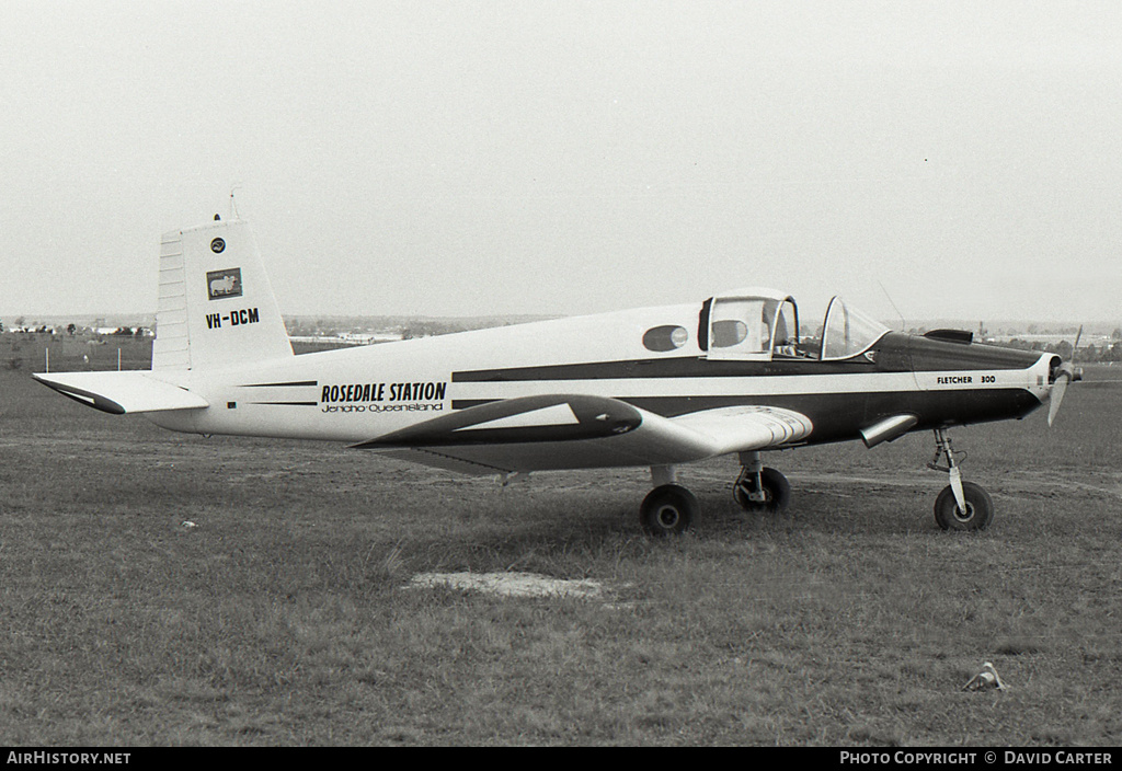 Aircraft Photo of VH-DCM | Fletcher FU-24A Mk.II | Rosedale Station | AirHistory.net #4499