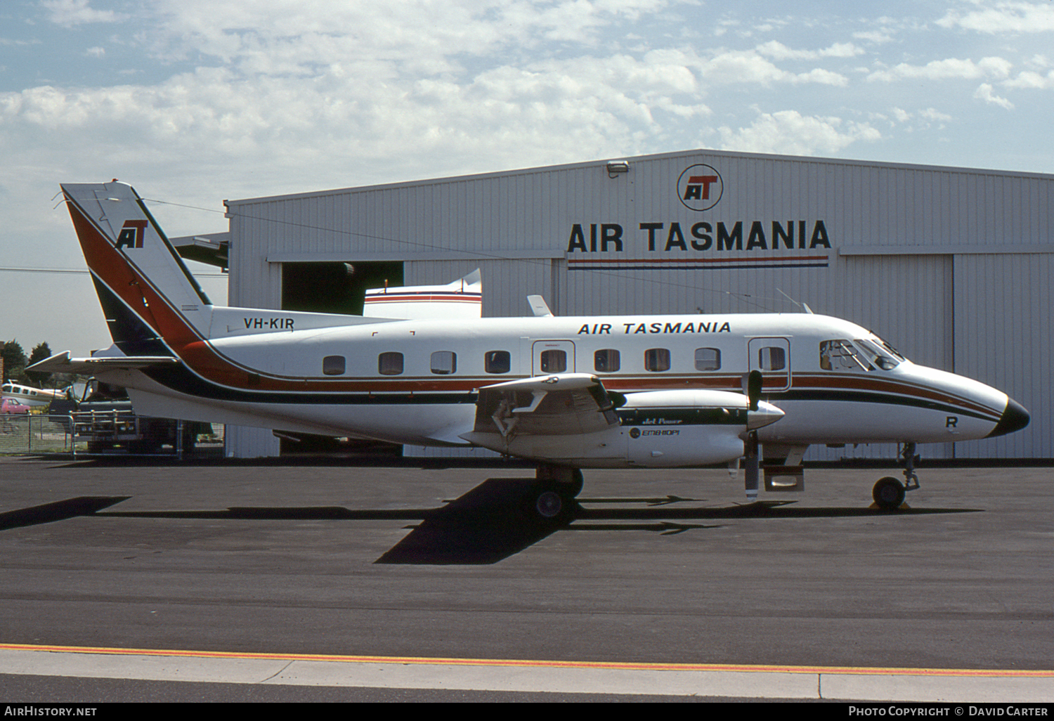 Aircraft Photo of VH-KIR | Embraer EMB-110P1 Bandeirante | Air Tasmania | AirHistory.net #4500