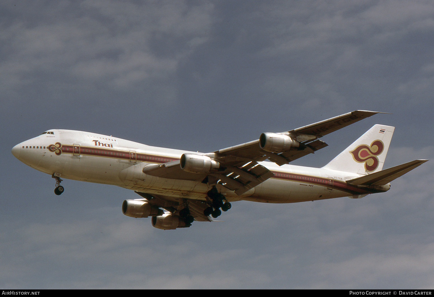 Aircraft Photo of HS-TGB | Boeing 747-2D7B | Thai Airways International | AirHistory.net #4503