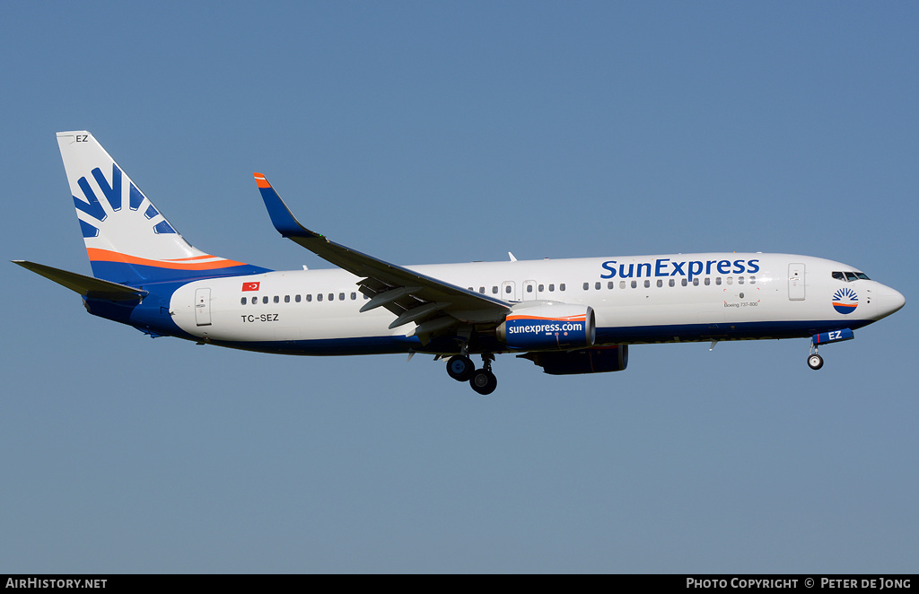 Aircraft Photo of TC-SEZ | Boeing 737-8HC | SunExpress | AirHistory.net #4507