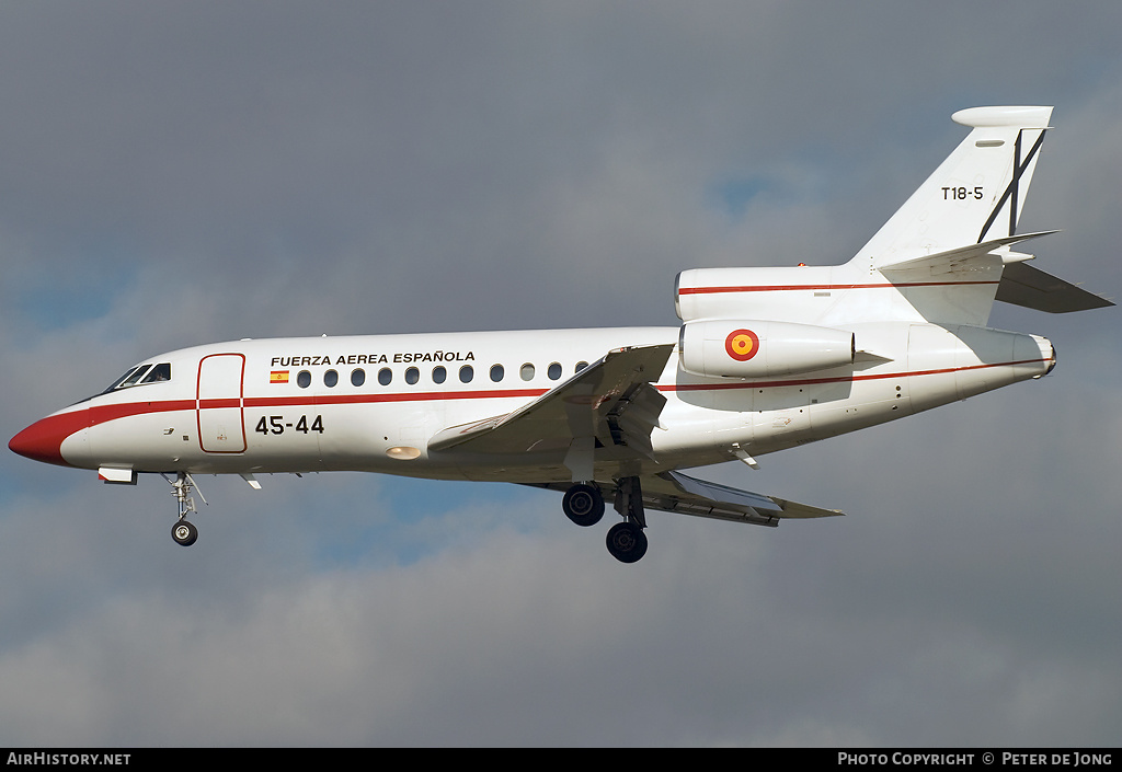 Aircraft Photo of T18-5 | Dassault Falcon 900B | Spain - Air Force | AirHistory.net #4524