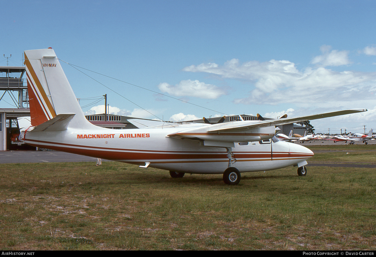 Aircraft Photo of VH-MAV | Rockwell 500S Shrike Commander | Macknight Airlines | AirHistory.net #4538