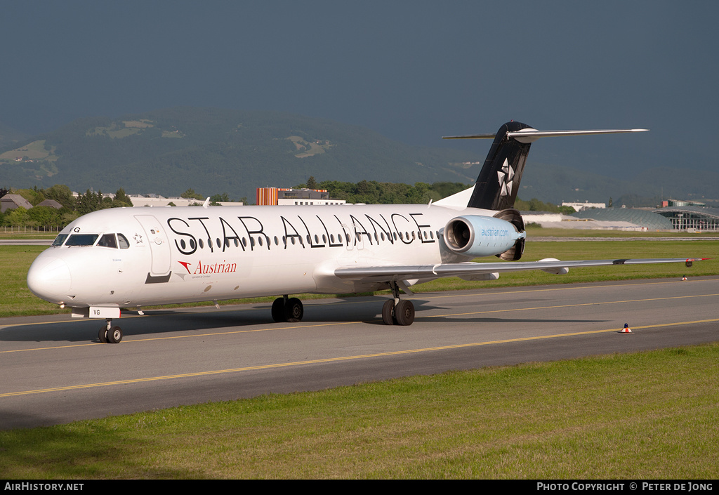 Aircraft Photo of OE-LVG | Fokker 100 (F28-0100) | Austrian Airlines | AirHistory.net #4562