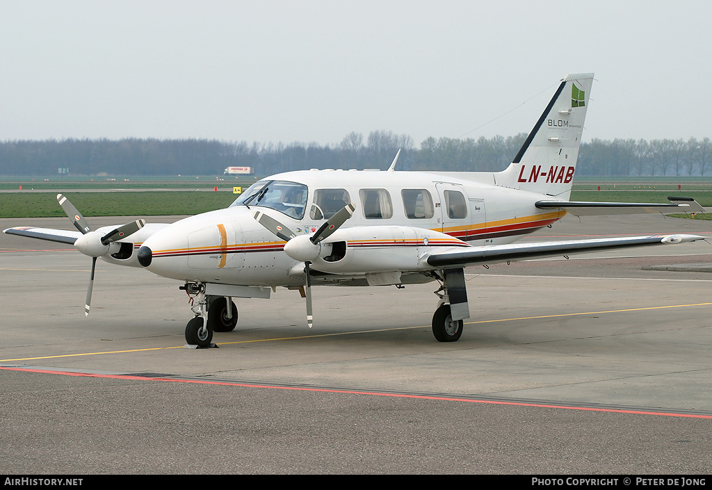 Aircraft Photo of LN-NAB | Piper PA-31-310 Navajo C | Blom Geomatics | AirHistory.net #4575