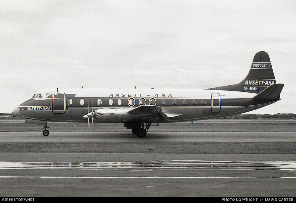 Aircraft Photo of VH-RMH | Vickers 832 Viscount | Ansett - ANA | AirHistory.net #4582