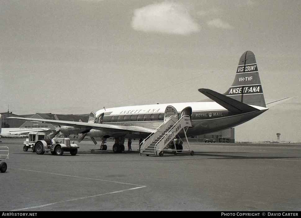 Aircraft Photo of VH-TVF | Vickers 720 Viscount | Ansett - ANA | AirHistory.net #4588