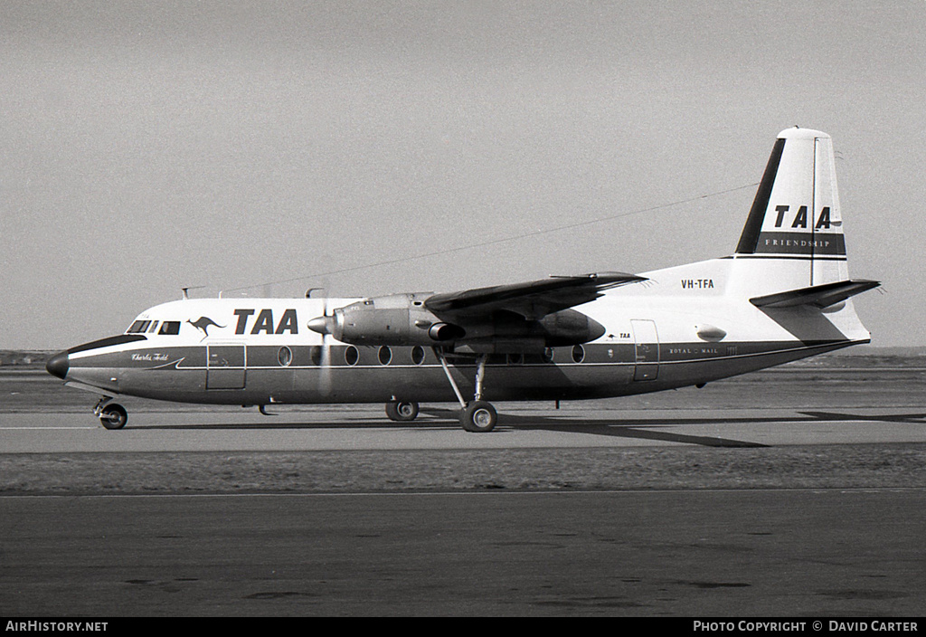 Aircraft Photo of VH-TFA | Fokker F27-200 Friendship | Trans-Australia Airlines - TAA | AirHistory.net #4593