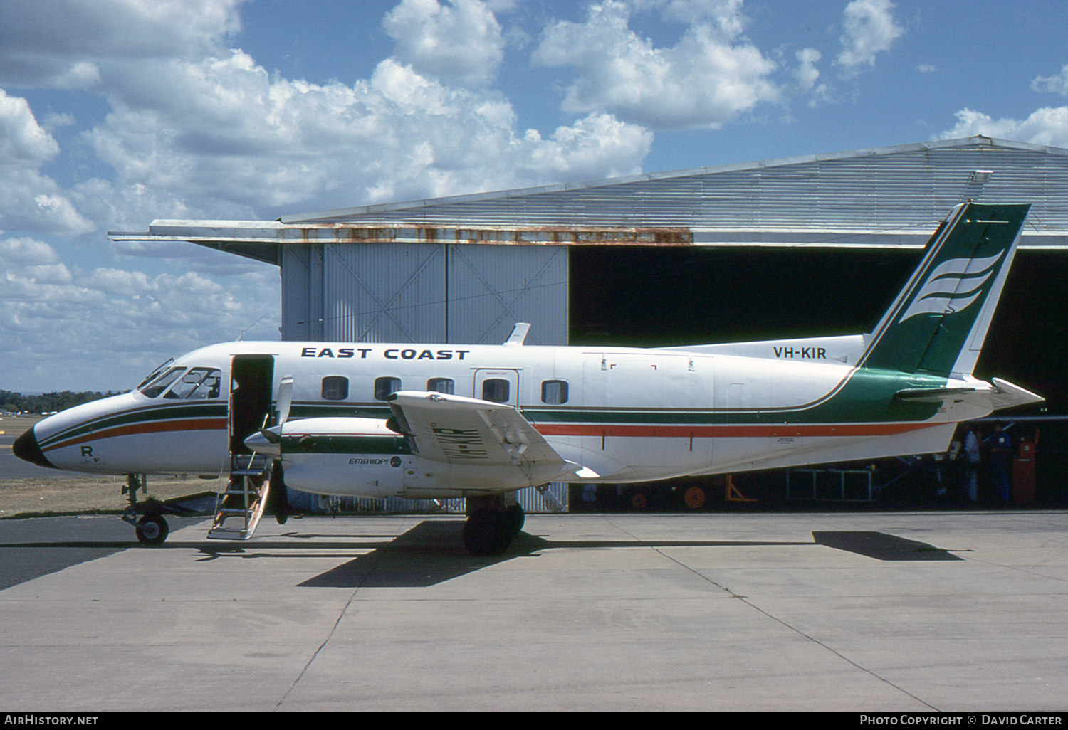 Aircraft Photo of VH-KIR | Embraer EMB-110P1 Bandeirante | East Coast Airlines | AirHistory.net #4596