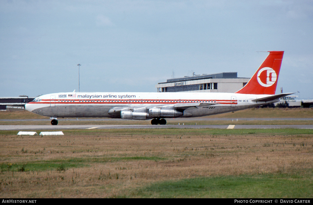 Aircraft Photo of 9M-MCS | Boeing 707-338C | Malaysian Airline System - MAS | AirHistory.net #4597