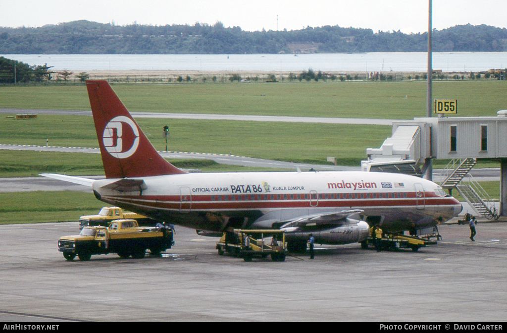 Aircraft Photo of 9M-MBA | Boeing 737-2H6/Adv | Malaysian Airline System - MAS | AirHistory.net #4600