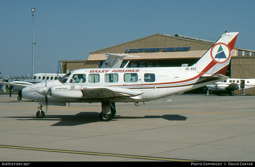 Aircraft Photo of VH-AOX | Piper PA-31-350 Navajo Chieftain | Oxley Airlines | AirHistory.net #4608