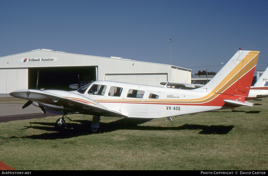 Aircraft Photo of VH-AOQ | Piper PA-34-200T Seneca II | AirHistory.net #4610