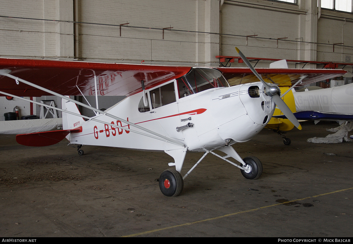 Aircraft Photo of G-BSDJ | Piper J-4E Cub Coupe | AirHistory.net #4634