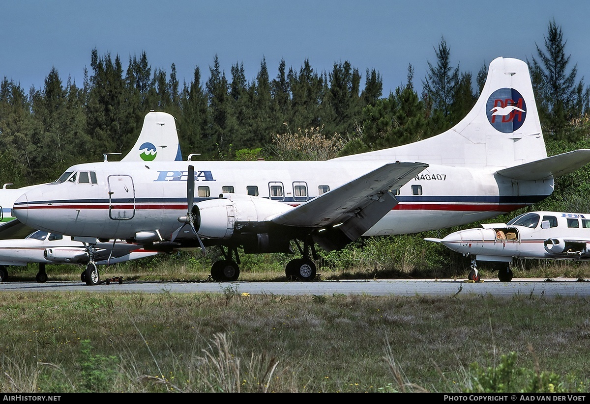 Aircraft Photo of N40407 | Martin 404 | PBA - Provincetown-Boston Airline | AirHistory.net #4643