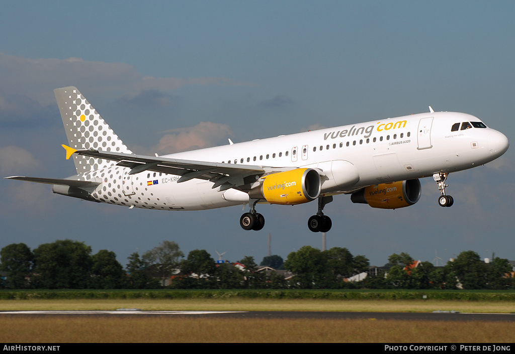 Aircraft Photo of EC-KRH | Airbus A320-214 | Vueling Airlines | AirHistory.net #4655