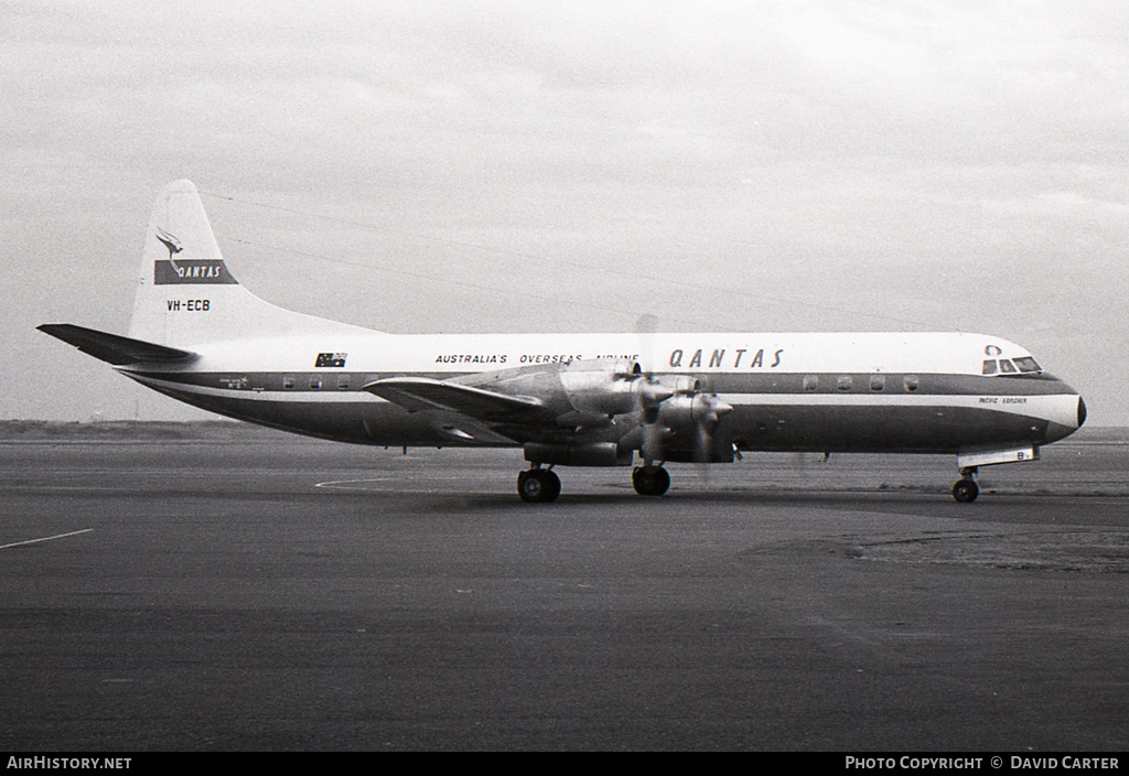 Aircraft Photo of VH-ECB | Lockheed L-188C Electra | Qantas | AirHistory.net #4702