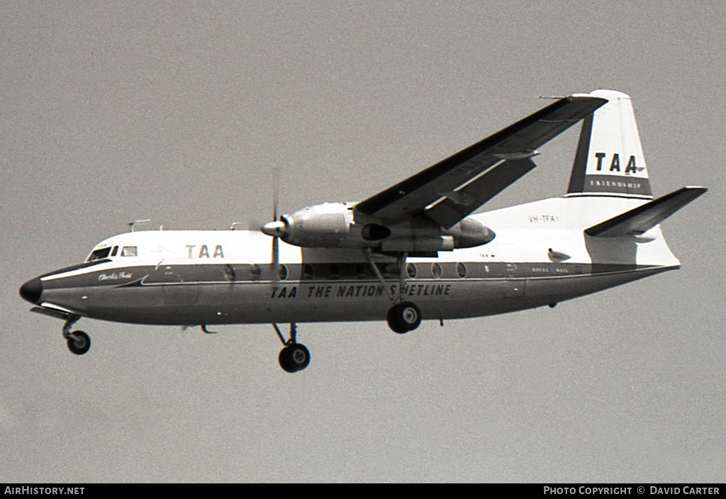 Aircraft Photo of VH-TFA | Fokker F27-200 Friendship | Trans-Australia Airlines - TAA | AirHistory.net #4703