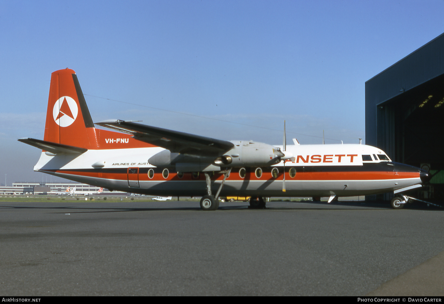 Aircraft Photo of VH-FNU | Fokker F27-600 Friendship | Ansett Airlines of Australia | AirHistory.net #4706