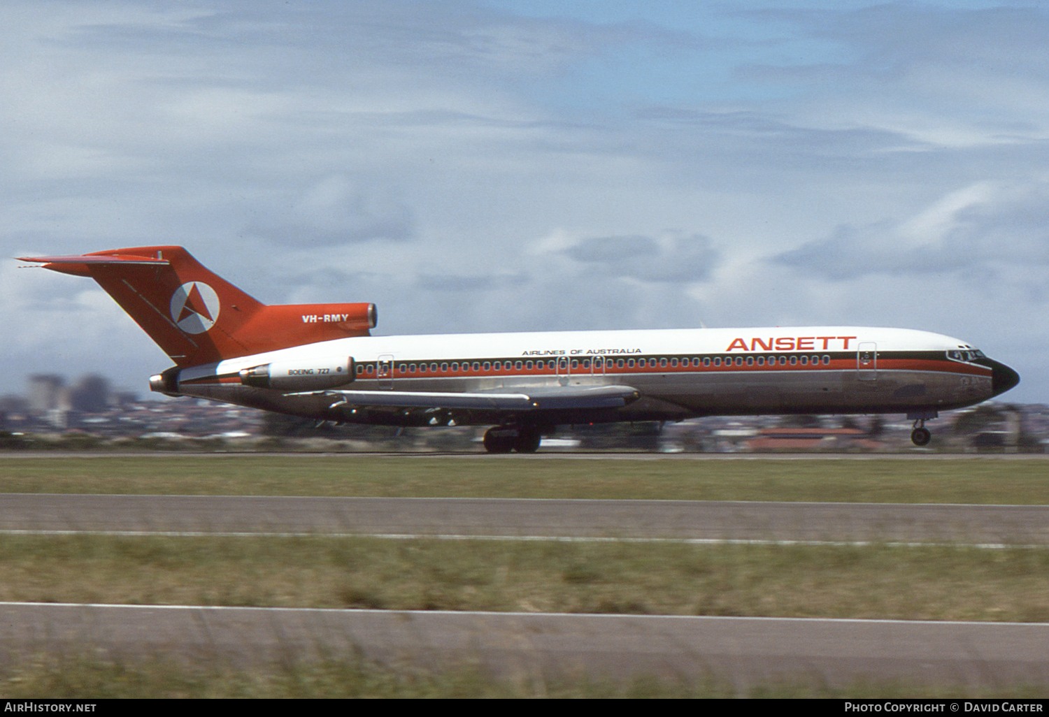 Aircraft Photo of VH-RMY | Boeing 727-277/Adv | Ansett Airlines of Australia | AirHistory.net #4710