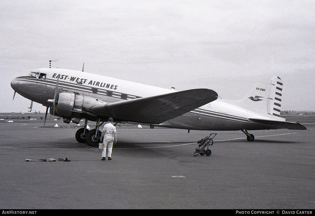 Aircraft Photo of VH-EWF | Douglas DC-3(C) | East-West Airlines | AirHistory.net #4712