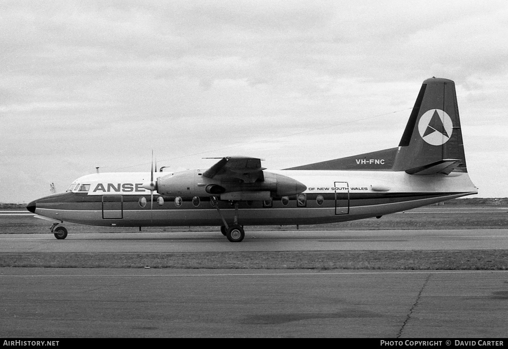 Aircraft Photo of VH-FNC | Fokker F27-200 Friendship | Ansett Airlines of New South Wales | AirHistory.net #4713