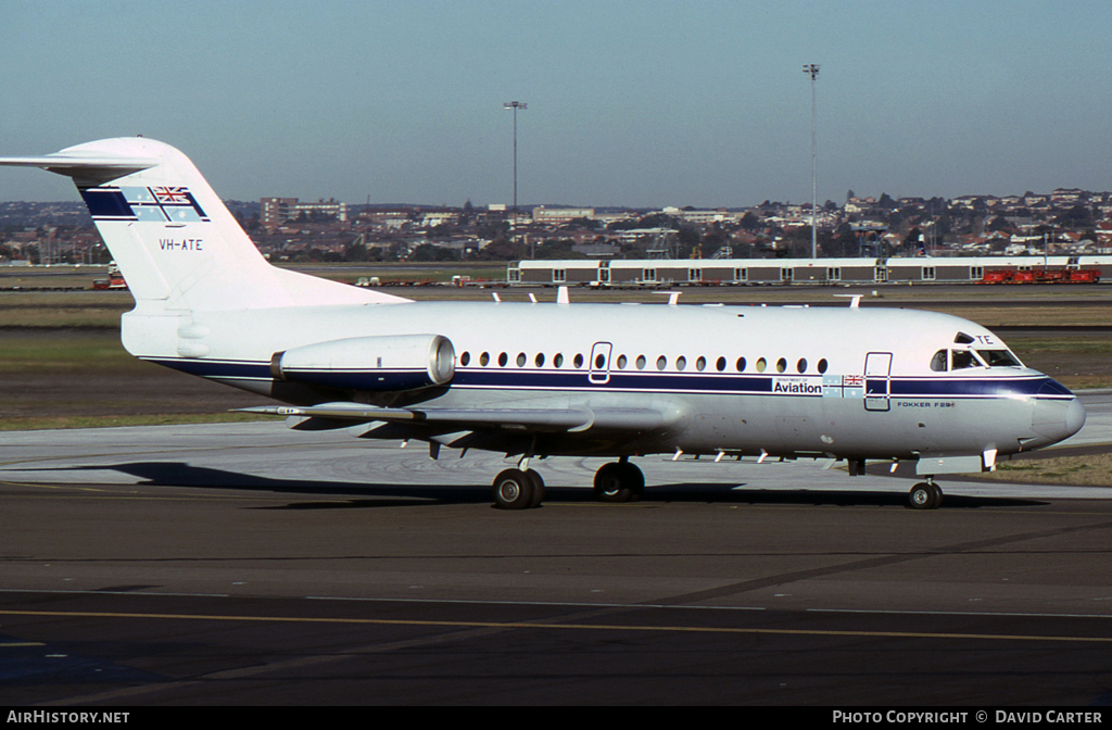 Aircraft Photo of VH-ATE | Fokker F28-1000 Fellowship | Department of Aviation | AirHistory.net #4725