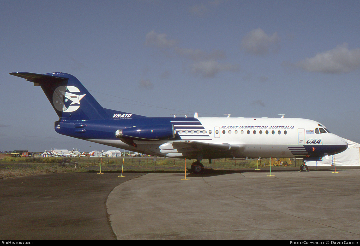 Aircraft Photo of VH-ATD | Fokker F28-1000 Fellowship | CAA - Civil Aviation Authority | AirHistory.net #4727