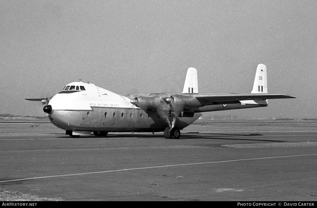 Aircraft Photo of XR106 | Armstrong Whitworth AW-660 Argosy C.1 | UK - Air Force | AirHistory.net #4728